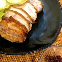 豚の塊肉で！なんちゃって簡単サムギョプサル|うーくーちゃんさん