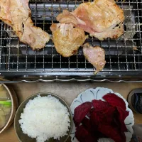 夕食　豚生姜炙り焼き　ビール🍻|ATさん