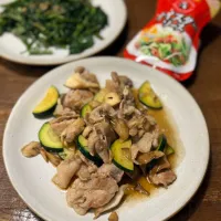 ズッキーニと豚肉の李錦記オイスター炒め|まーちゃんさん