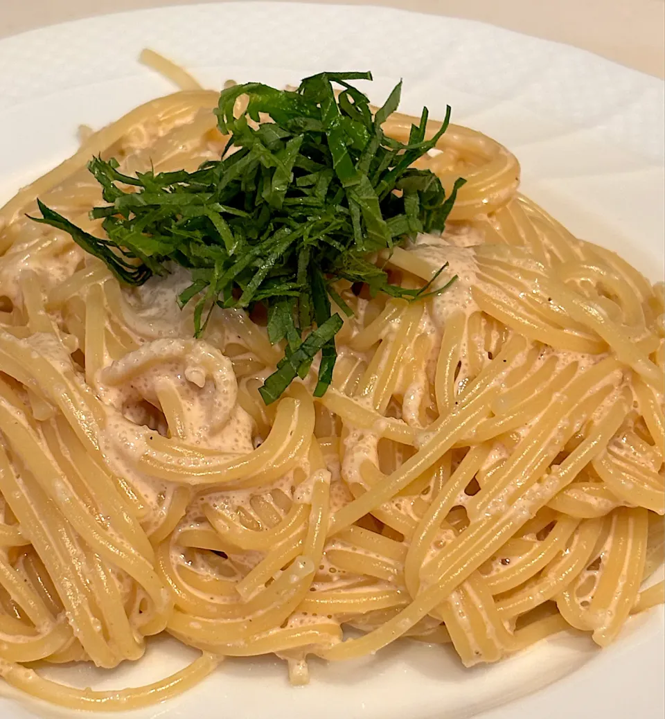 たらこクリームパスタ|みーしゃさん