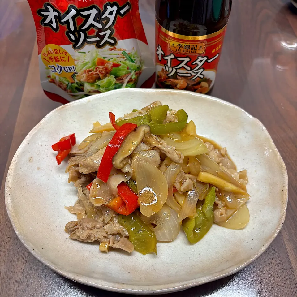 豚肉と野菜のオイスターソース炒め|krchopさん