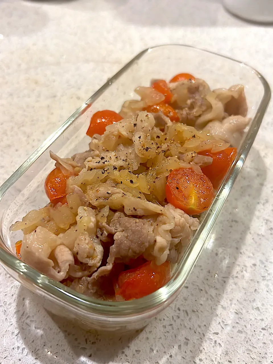 豚バラとトマト炒め|ゆかさん