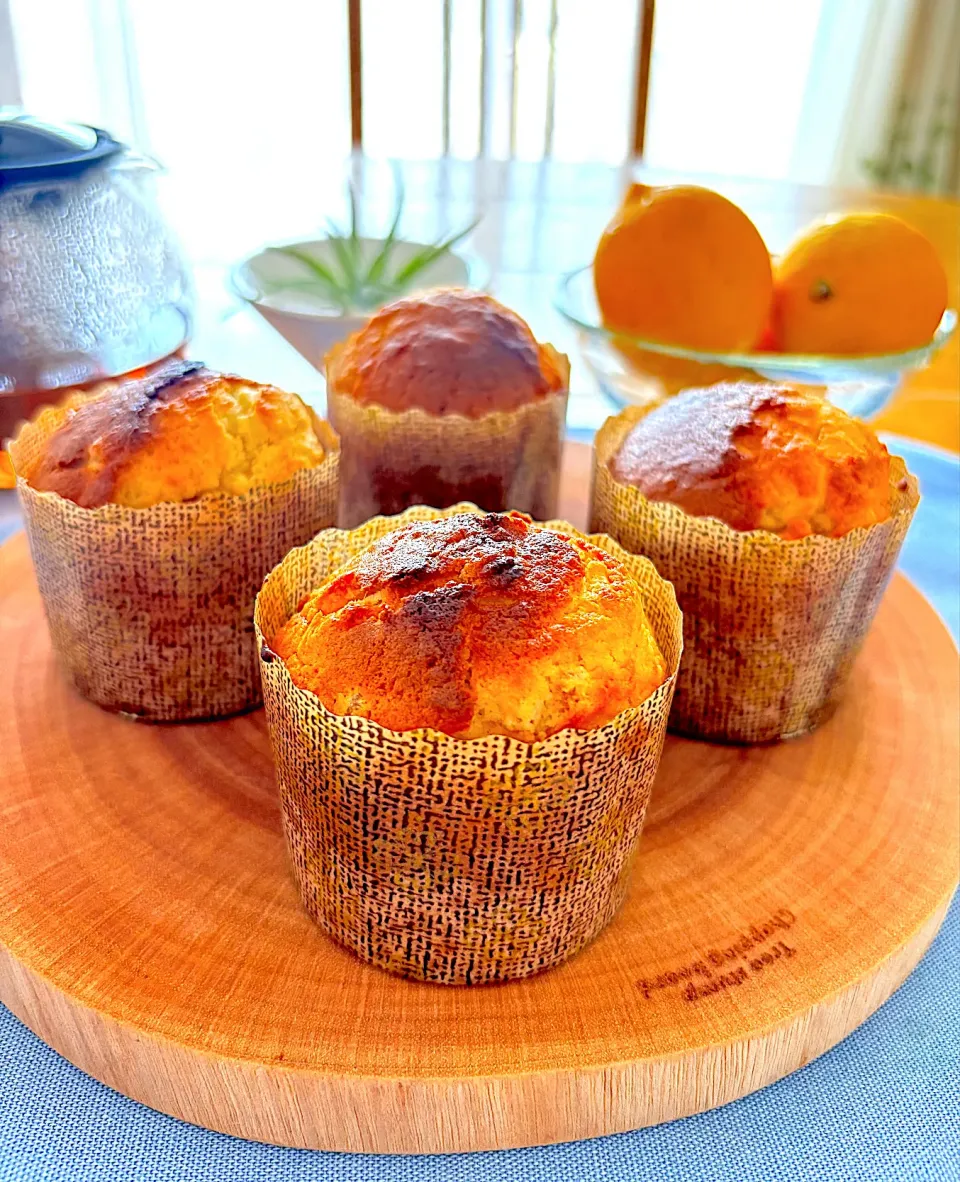 ジンジャーとレモンのマフィン🍋🫚|とっぴぃさん