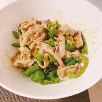 豚肉とピーマンの炒め物|みんごはんさん