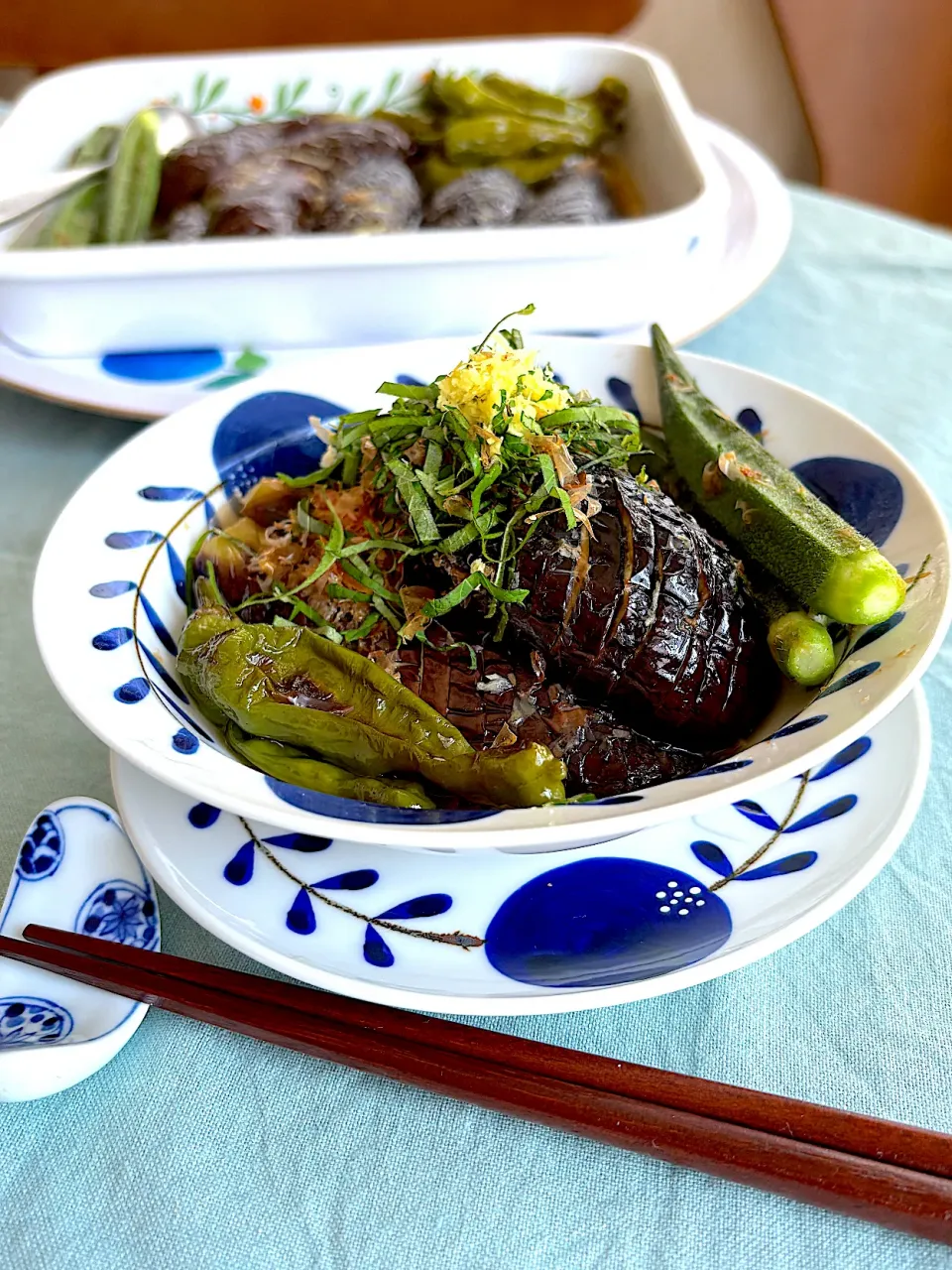 揚げない揚げ浸し🍆|Miki (^_−)−☆さん