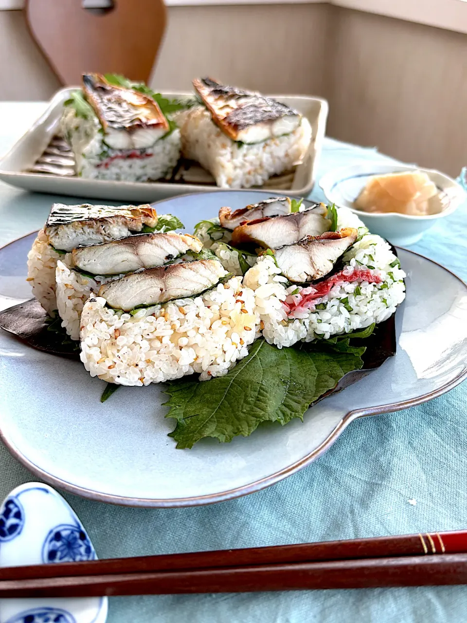 焼き鯖のおにぎらず的な何か|Miki (^_−)−☆さん