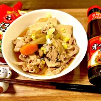 味しみ肉豆腐|カエルミちゃんさん
