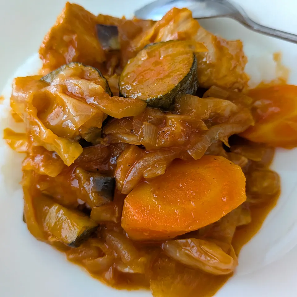 トマトチキンカレー|ぱいんてーるさん