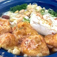 明石焼きをオイスターソースで🍺|🐧ペンギン2さん
