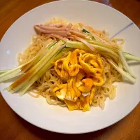 冷やし中華　父ちゃんにも簡単だったよ|Mzkさん