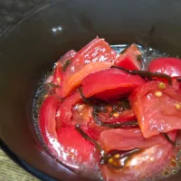 パパ作👨トマトの塩昆布和え|ぱんだのままんさん