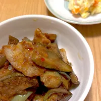 豚バラと茄子の肉味噌炒め| 狛犬さん
