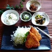 アジフライで昼ごはん| 瑞さん