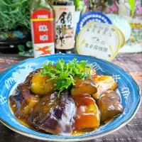 🌏『世界の食卓探検隊』🇨🇳中国料理
【🇨🇳焼茄子（シャオチェヅ）】
（なすの甘酢炒め）