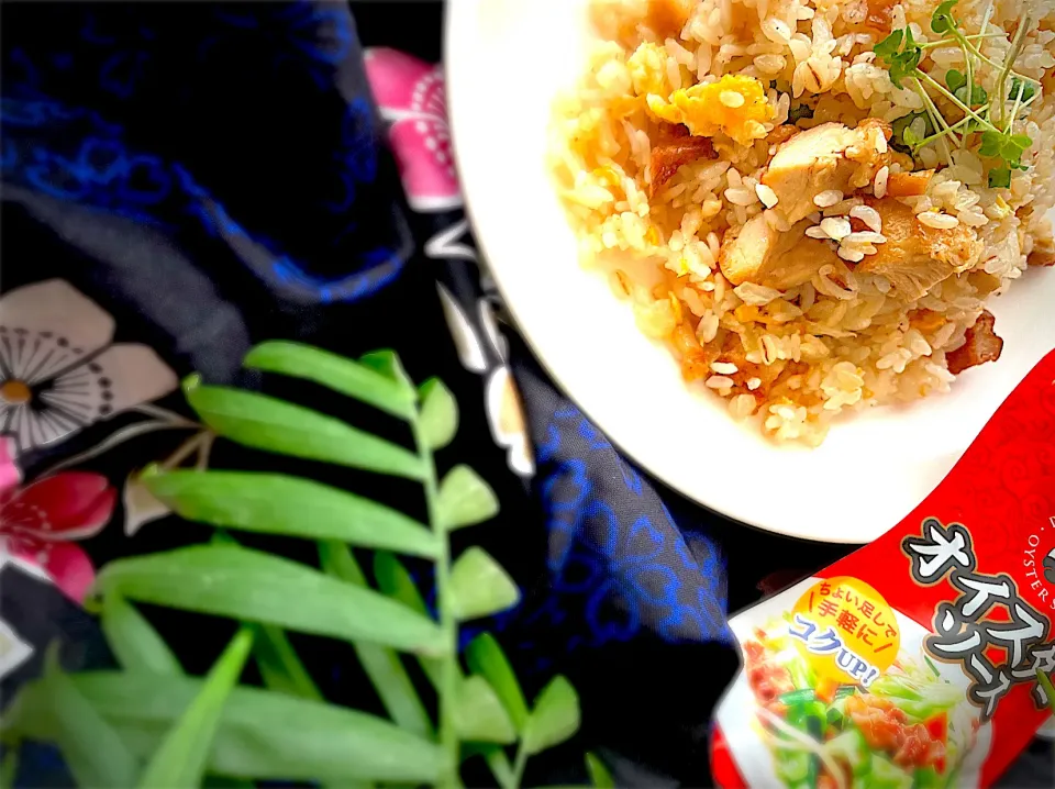大鶏排炒飯|U・x・Uchokoさん