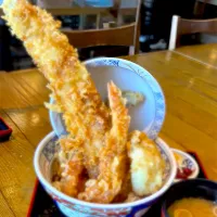 特上穴子一本天丼| yucc@さん