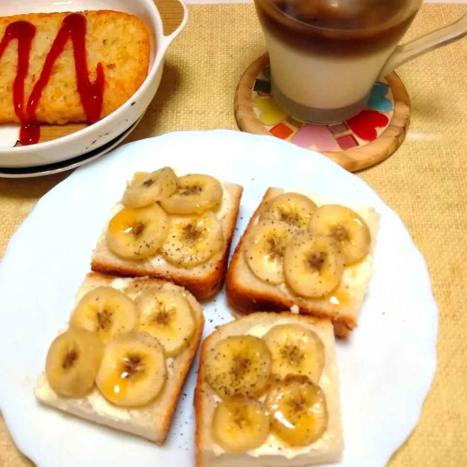 バナナクリチトースト|うたかた。さん