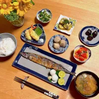 初物秋刀魚定食|jarinkoさん