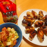 鶏皮餃子とアボカドとサーモンのポキ|cookingパパ五郎さん