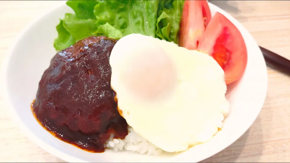 ロコモコ丼|あゆみ│ハレシピさん