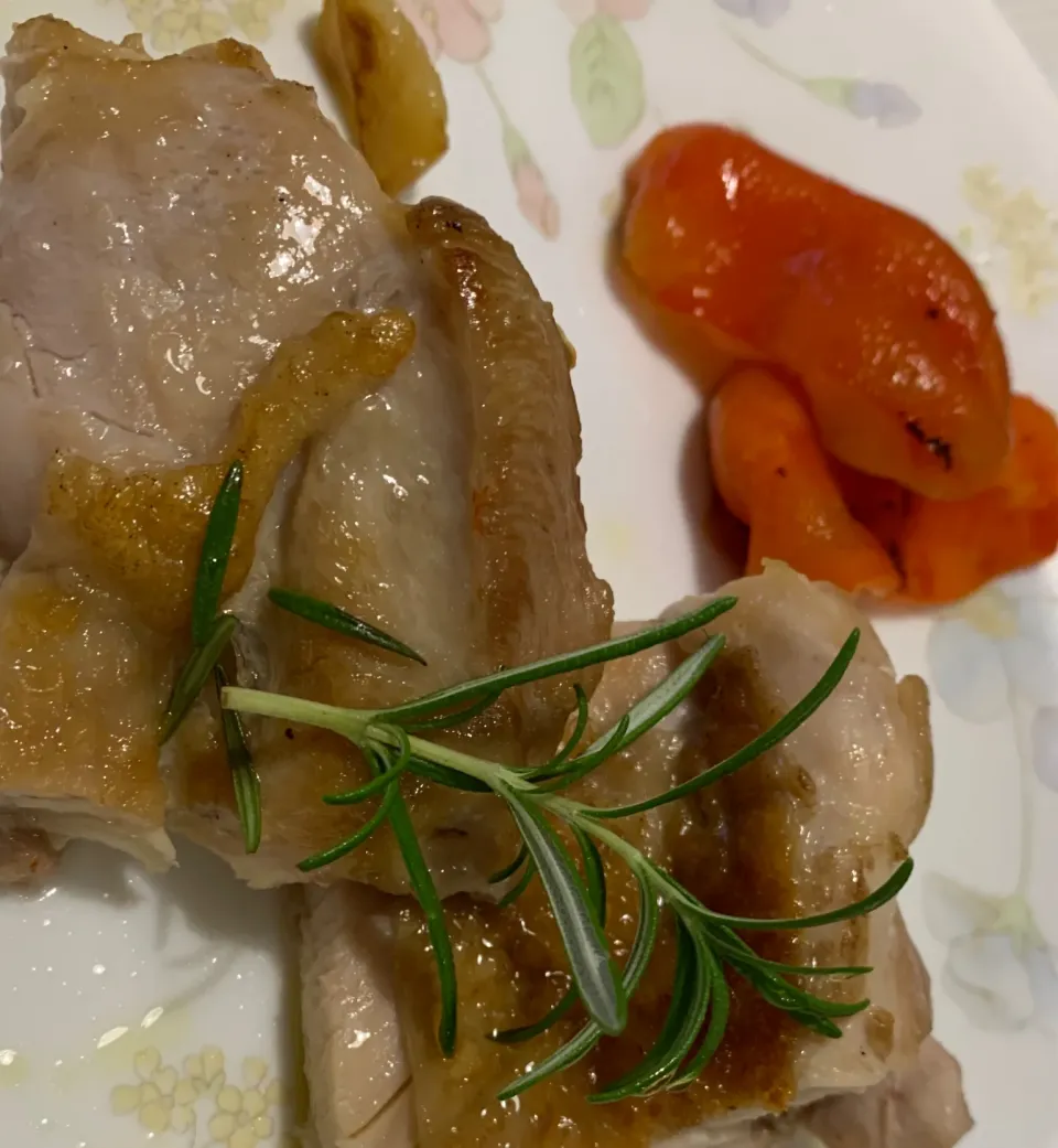 鶏もものディアブロ！パプリカの焼き添え|お家でbar!さん