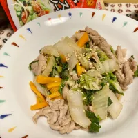 豚白菜のオイスター炒め|あさかさん