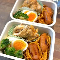 鶏胸肉塩麹焼き、ゆで卵、ブロッコリーとツナの和物、スパ、ウインナー|さにー☆ミさん