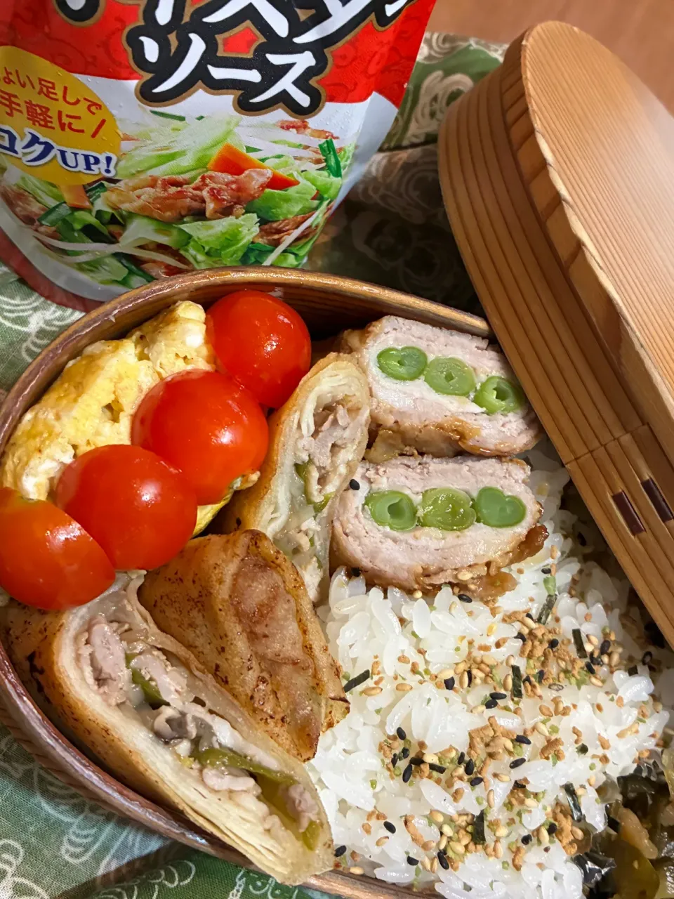 オイスターソース使いまくりお弁当|なつさん