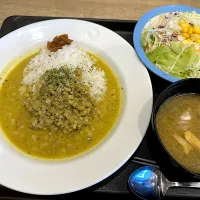 ■ドライグリーンカレー野菜セット（ライス小盛）| マハロ菊池さん