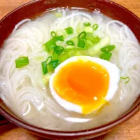 そうめん味噌汁🍀