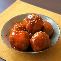 甘酢あんかけ肉団子|わーちゃんさん