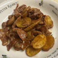 豚肉とじゃがいものオイスターソース炒め|たにぐちほまれさん