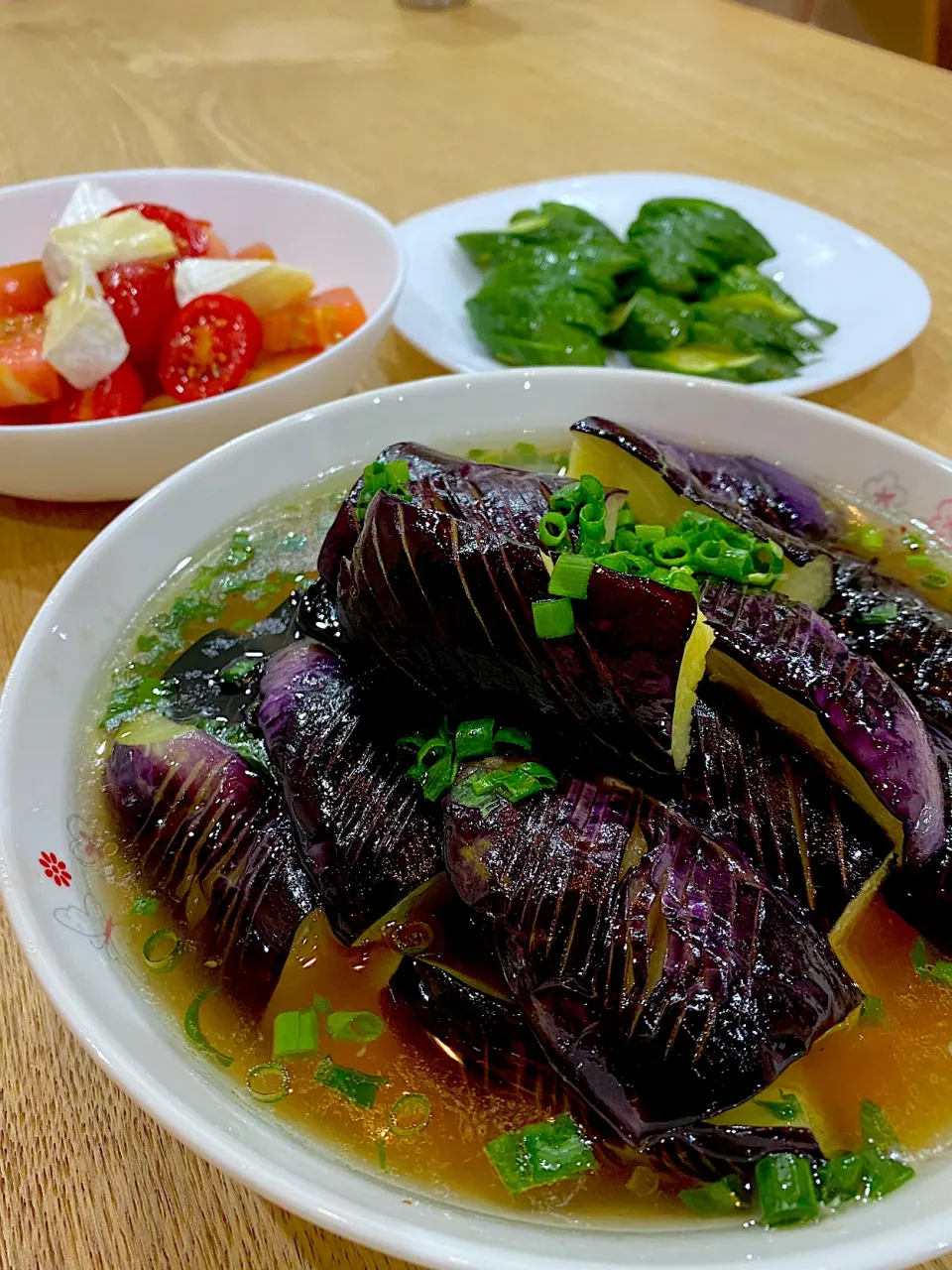 おばけ茄子の揚げ浸し|しばざきまりさん