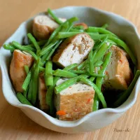 ささげとがんもどきの煮物|パパ氏さん