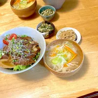 和牛ロース焼肉丼🐮|さくたえさん