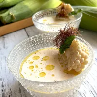 ホワイトピュアの冷たいスープ