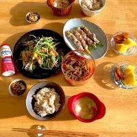 出張前の栄養チャージがっつり朝ごはん💪| さくたえさん
