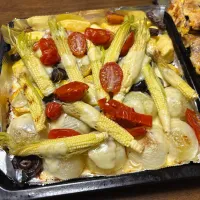 自家製野菜のグリル焼き|ひだまり農園さん
