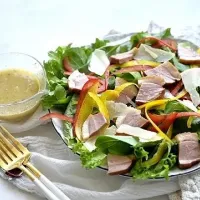 合鴨のスタミナサラダ ごまだれドレッシング