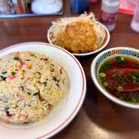 チャーハン➕唐揚げ|古山さん