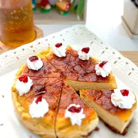 水切りヨーグルト濃厚ベイクドチーズケーキ