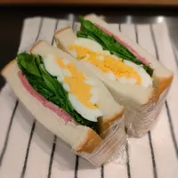 息子のサンドイッチ|みりさん