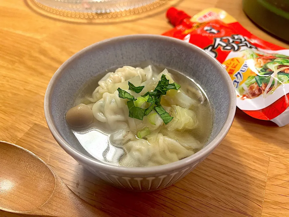 コクうまワンタンスープ|かぼちゃんさん