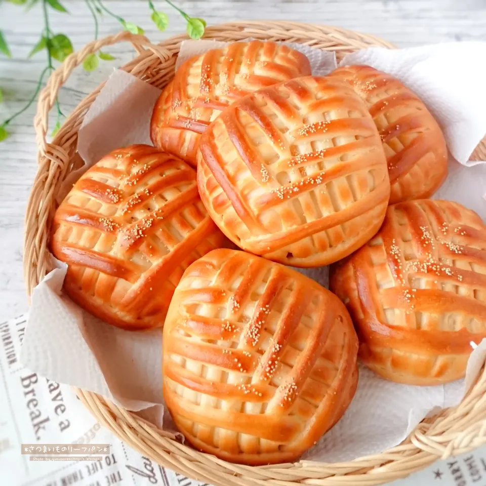 さつまいものリーフパン|ゆずぽんさん