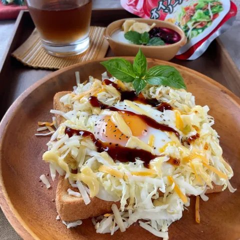 「李錦記　パンダブランドオイスターソース　スパウトパウチ」を使ってみたSnapdishの料理・レシピ写真:オイマヨがけ☆巣ごもりトースト