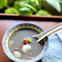 黒胡麻汁粉（芝麻糊）香港スイーツ🇭🇰