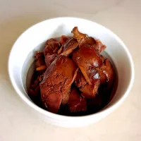 鳥肝とズリの煮物☆。.:|antiqueさん