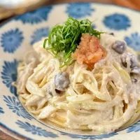 明太クリームスパゲッティ|ちぐあささん