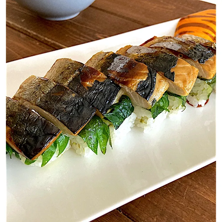 焼きサバの押し寿司|さくらさん