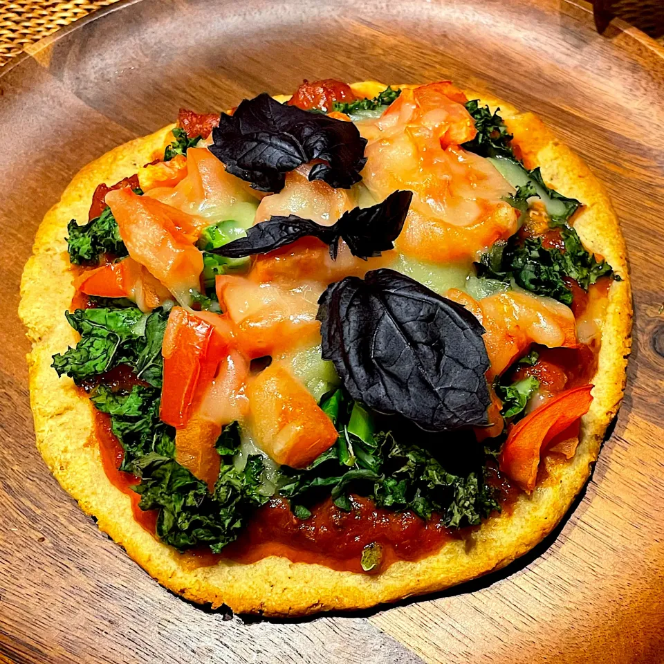 ケールとトマトのピンサ|kyon2さん